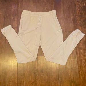 Gymshark joggers in cream